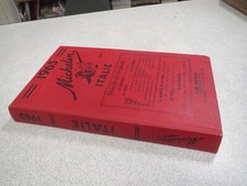 CA91 GUIDE MICHELIN ROUGE ITALIE 1965 NEUF