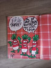 PTILUC ET JOAN / FRIGO T1 / DOUBLE DEDICACE  COULEUR / LES HUMANOIDES 2000