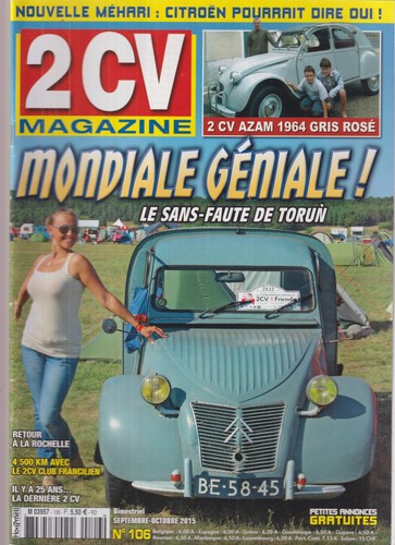 2cv magazine 106 - 2cv, n°106