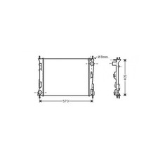Radiateur 1.2L / 1.2L 16v /