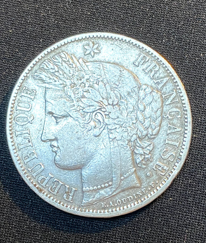 Pièce francs argent - 5,