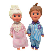 sympa ancienne poupée Nicolas et pimprenelle bonne nuit les petits (ORTF ) 2348