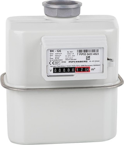 Compteur gaz embout - de,