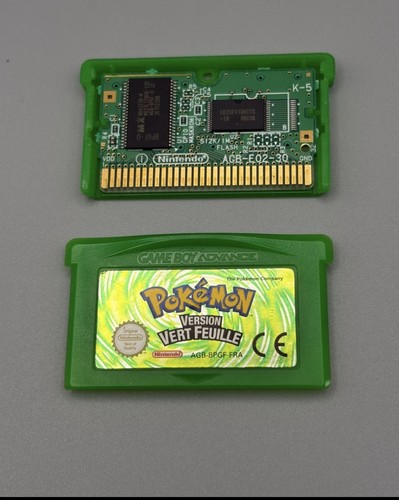 Pokemon vert feuille gameboy - vert,