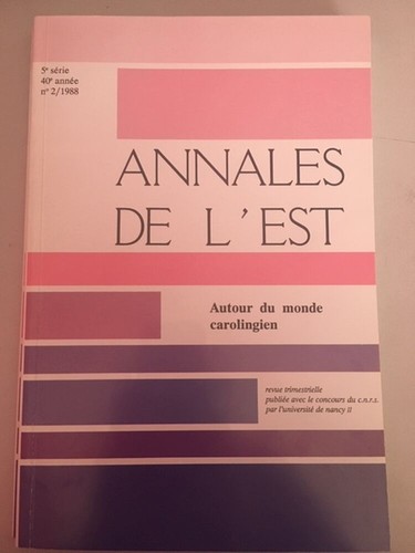 Annales est série 40e - annales, de