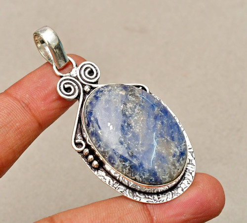 Pendentif bijou argent - en,