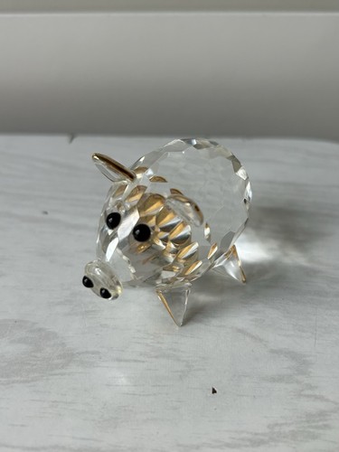 Cochon figure verre a - figure,