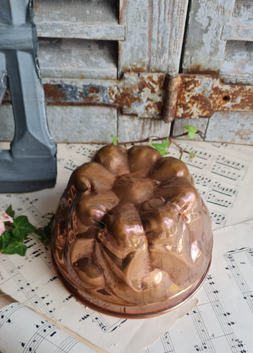 Ancien moule gateau - moule, cuivre