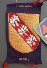 Insigne tissu ancien SCOUTS  FRANCE LORRAINE Scoutisme ORIGINAL patch