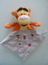 *.DOUDOU PLAT DISNEY TIGROU TIGGER'S TOY BOX ORANGE ROUGE ETOILE NEUF*