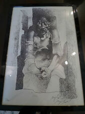 Ruiz Pipo - Ensemble de 04 litho encadrées à petit tirage 