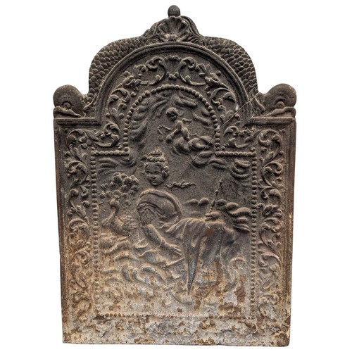 Plaque fonte cheminée - plaque,