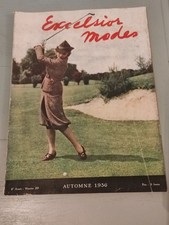 magazine EXCELSIOR MODES N° 29- AUTOMNE 1936 dessin BAILLE,GERGUY,WECLA, DELIGNE