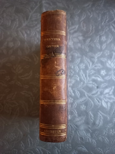 Livre ancien werther - faust,