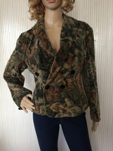 Veste vintage velours ras - vintage,