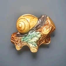 Ancienne tirelire en barbotine  l'escargot Sur Une Branche 