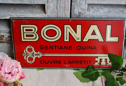 Ancienne tole publicitaire - tole,