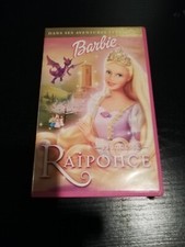 VHS Barbie Princesse Raiponce CASSETTE VIDEO VIDEOCASSETTE K7 FR 