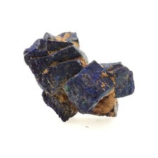 Pierres et Minéraux. Chessylite ( Azurite ). 36.1 ct. Chessy-les-Mines, France..