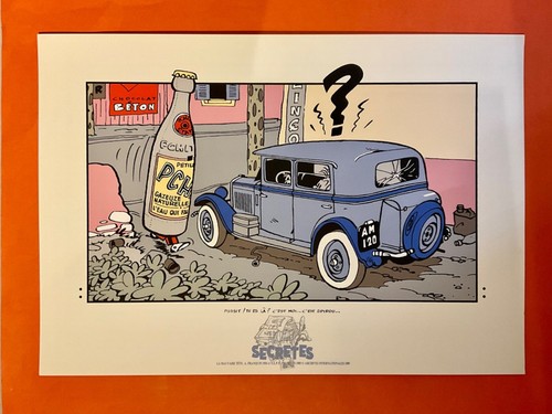 Franquin serigraphie spirou - franquin,