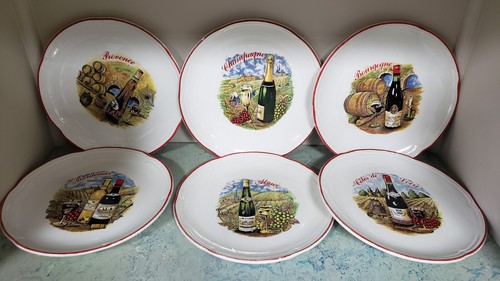 Assiettes fromage décor - 12,