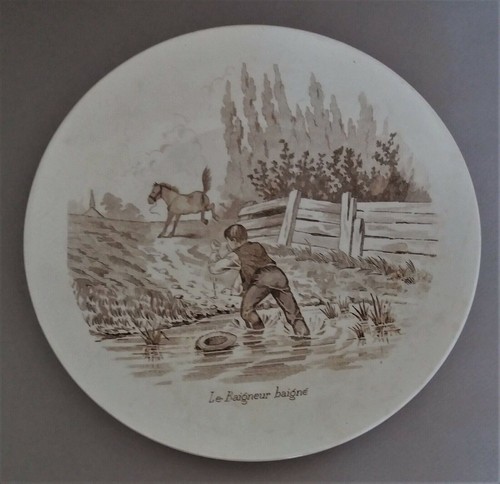Assiette parlante thème - à,