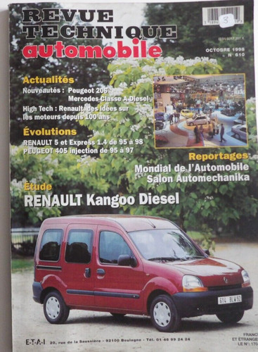 Revue technique automobile - revue,
