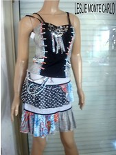 JUPE COURTE ORIGINALE COLOREE