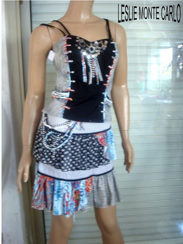 Jupe courte originale coloree - courte,