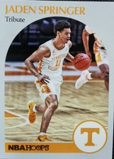 2021 Panini Chronicles Draft Picks / #70 Jaden Springer / Tennessee Volunteers 