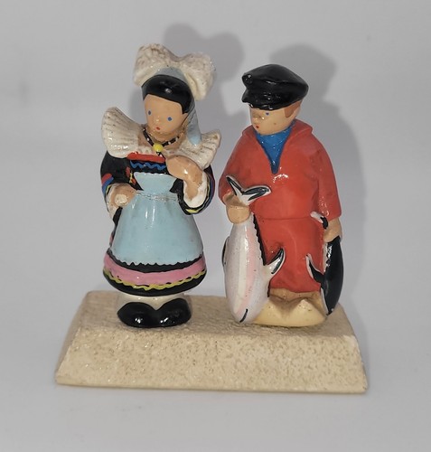 Figurine vintage couple - figurine, breton