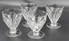 4 verres à eau en cristal de