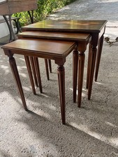 3 tables basses gigognes en bois