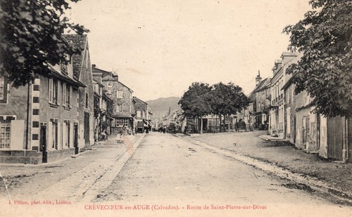 Cpa crèvecoeur auge - crèvecoeur-en-auge, (14)