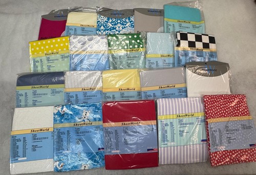 Lot oval crib sheets - 49,