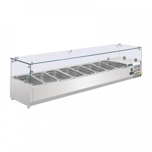 Vitrine inox réfrigérée - , à