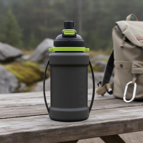 Gourde pliable silicone - gourde, en