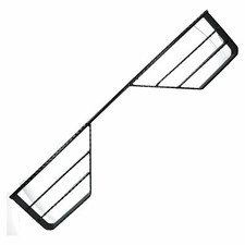 Grand marchepied d'entrée arrière noir pour camionnette 4x4 pour montage sur ...