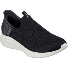 Skechers Femme Baskets - Ultra Flexible 3.0-Smooth Step en Noir,3-8 - GAR149709W
