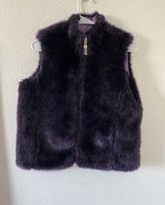 Guess Vintage Purple Faux Fur