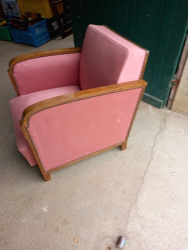 Vintage 1930 fauteuil - vintage, bois