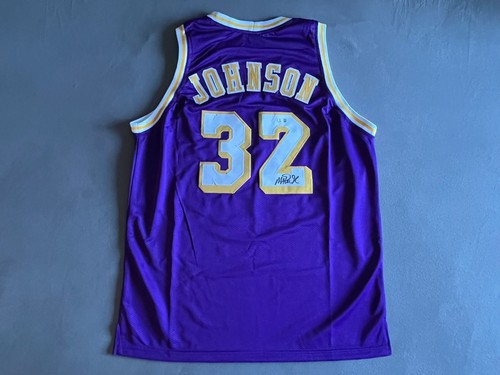 Magic johnson signé jersey - magic,