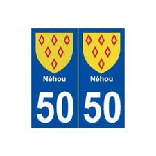 50 Néhou blason autocollant