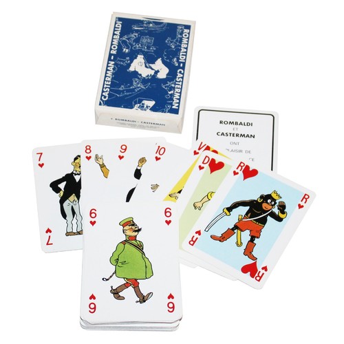 Jeu cartes tintin vintage - jeu,