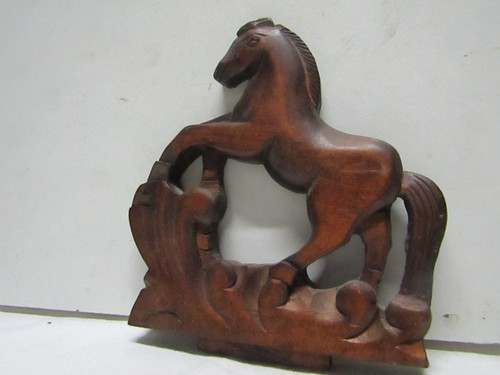 Fronton cheval pour - pour, horloge