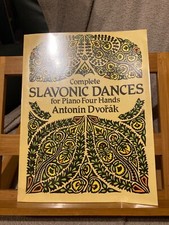 Antonin Dvorak Slavonic Dances partition piano 4 mains éditions Dover