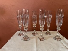 6 Flûtes à Champagne (+ 1  Offerte) CRISTAL de SAINT-LOUIS Modèle « CHAMBORD »