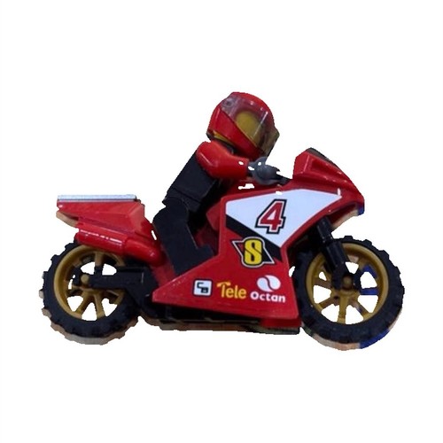 Playmobil lego moto vélo - lego,