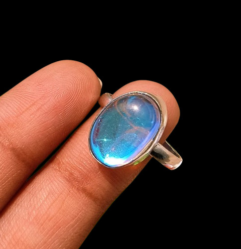 Bague main plaqué - à, la