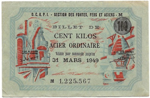 Billet matière 100 - billet, de